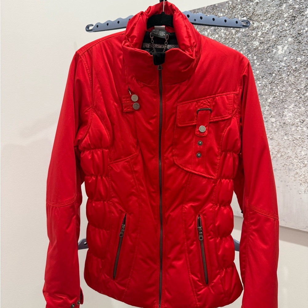 Vibrant Red Ski Jacket